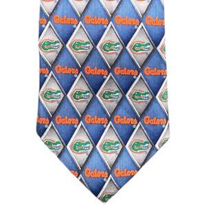 Florida Gators Eagle Neckwear College Football Silk Tie Blue Orange Necktie